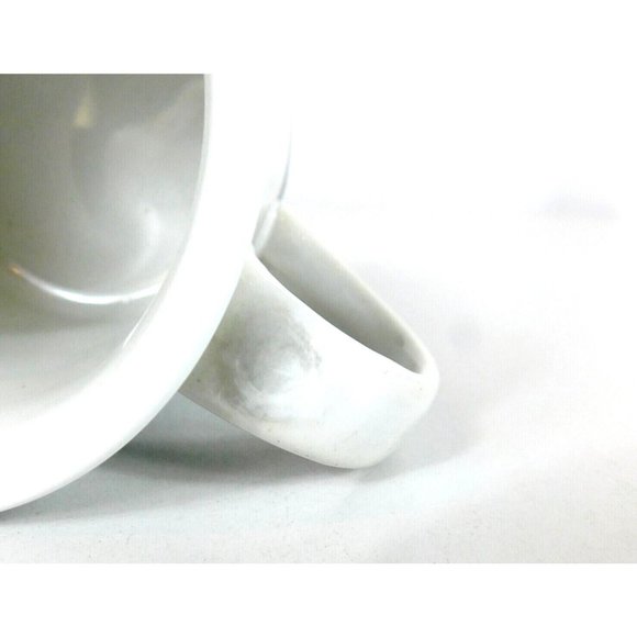 Seashell Coffee Mug Cup Teacup White/Blue Ceramic - Picture 6 of 11
